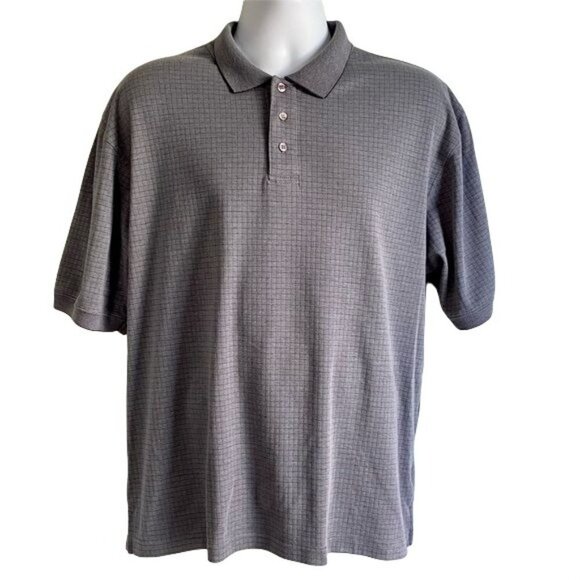 Knightsbridge Large Gray Polo Shirt - Picture 1 of 8